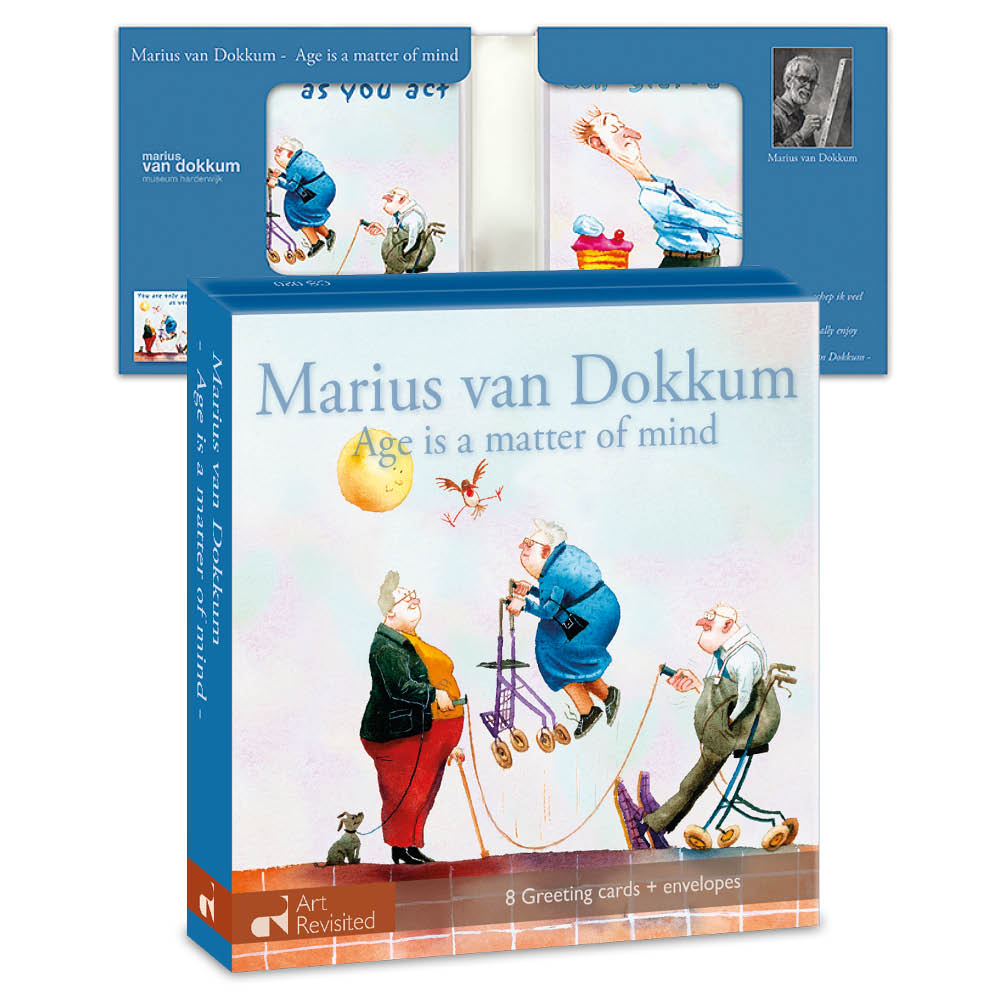 Kaartenmapje Marius van Dokkum - Age is a matter of mind CS 020