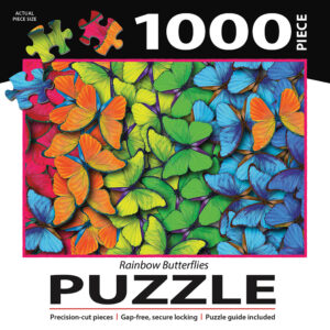 Puzzel Rainbow Butterflies
