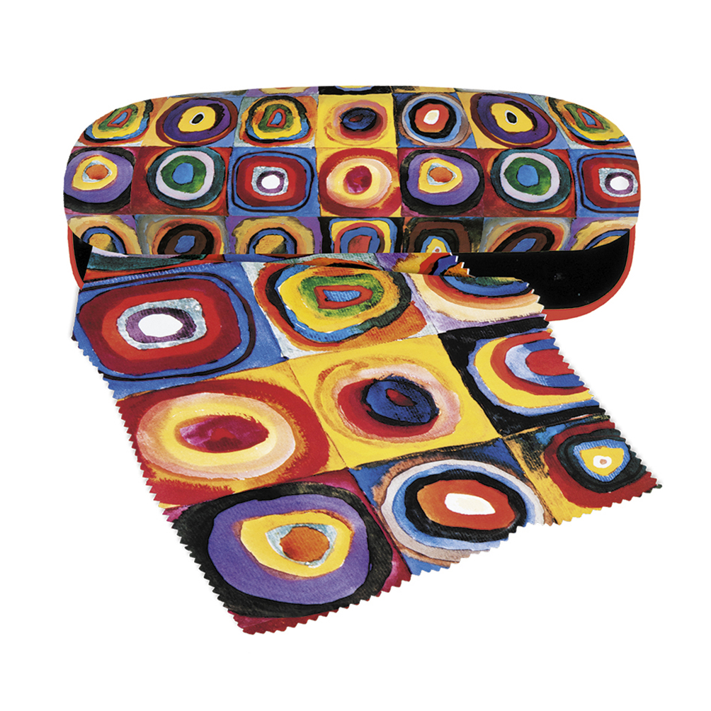 Fridolin hardcase brillenkoker met doekje Kandinsky Color Study