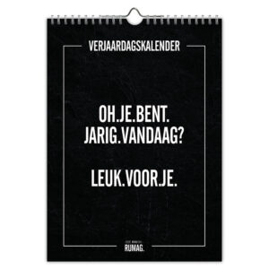 Rumag verjaardagskalender 18x25