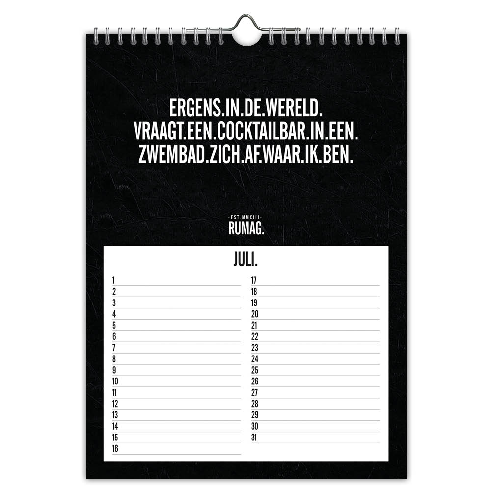 Rumag verjaardagskalender 18x25 - Afbeelding 2