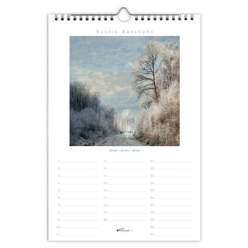 Saskia Boelsums verjaardagskalender Stilness A4 - Afbeelding 2
