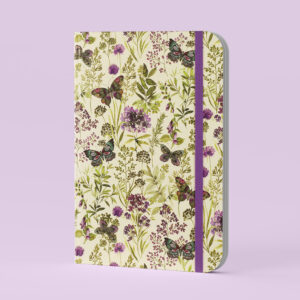 compact Journal Peter Pauper Amethyst Butterflies
