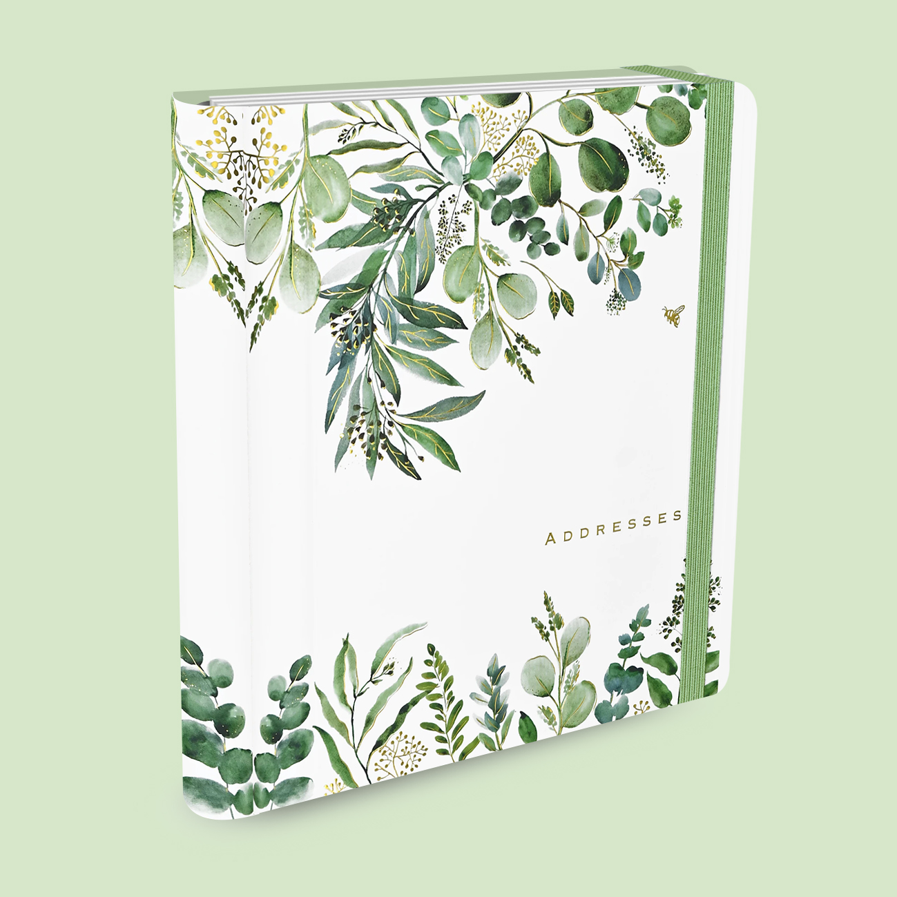 Addressbook Large Peter Pauper Eucalyptus