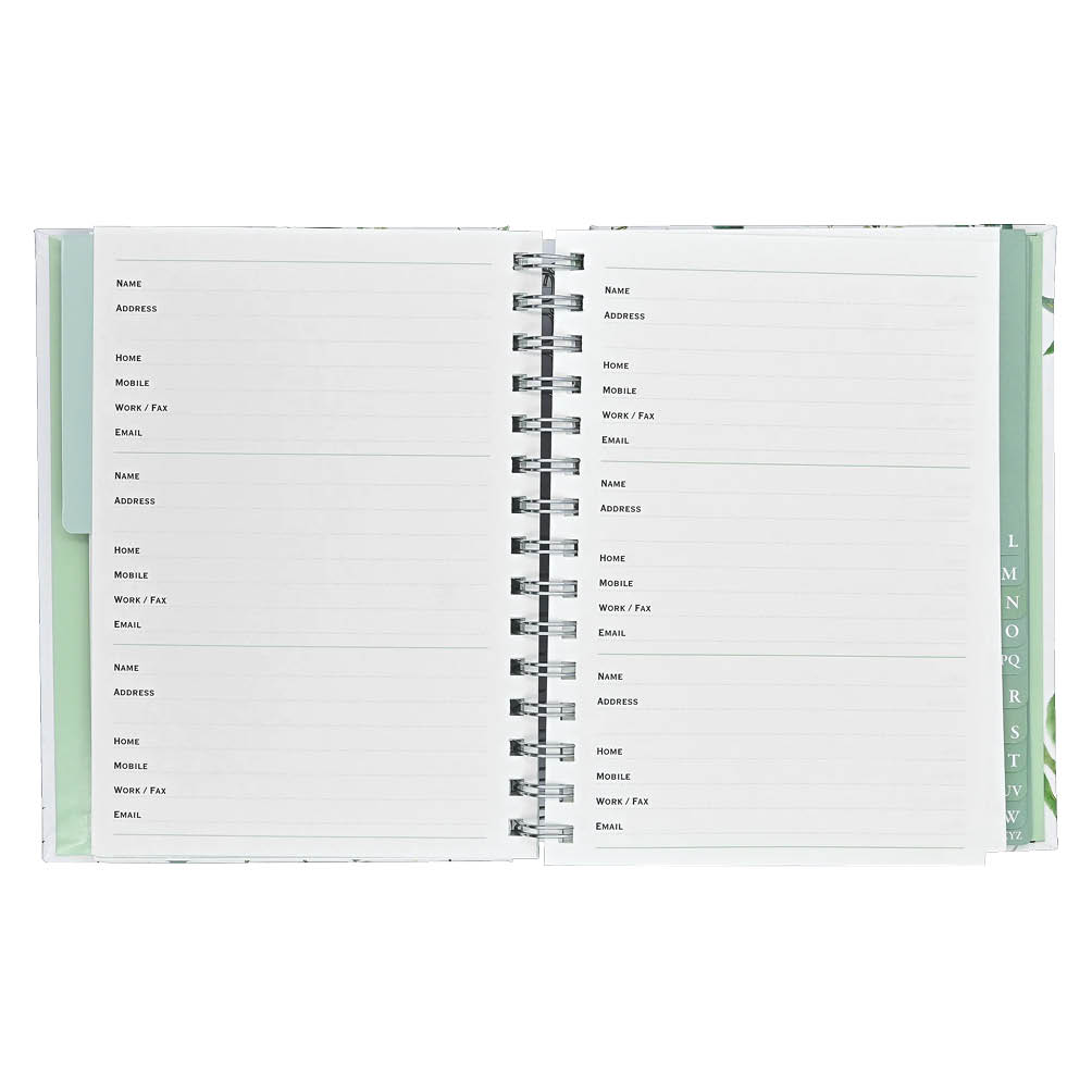 Addressbook Large Peter Pauper Eucalyptus - Afbeelding 4