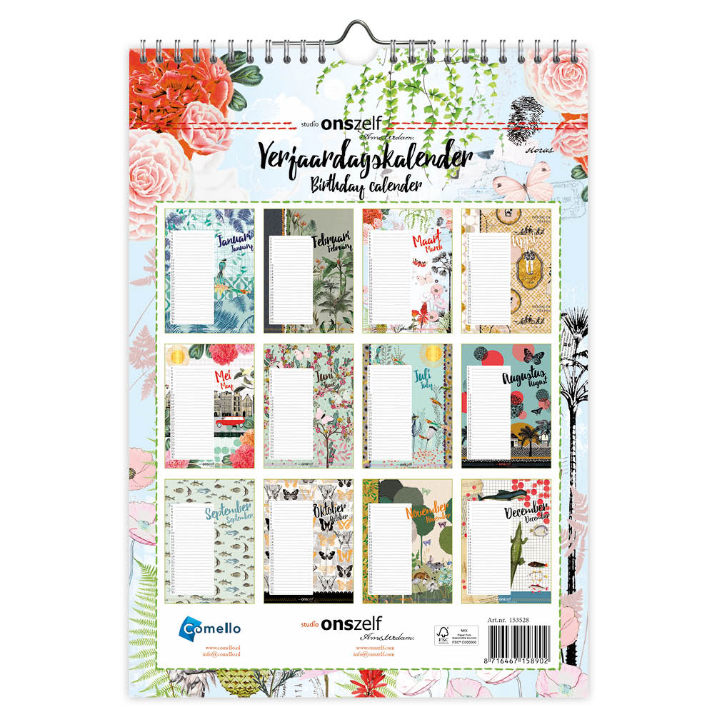 Studio Onszelf A4 verjaardagskalender * - Afbeelding 3