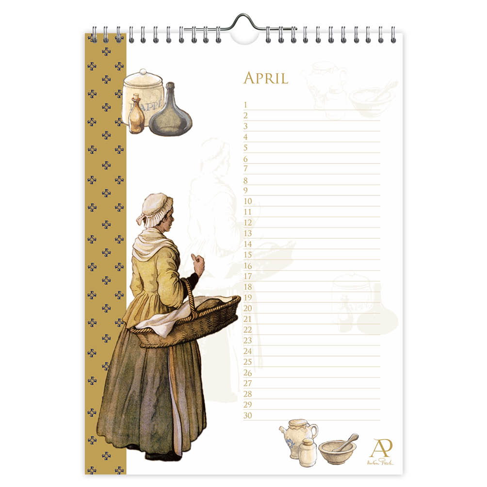 Anton Pieck in detail 18x25 verjaardagskalender - Afbeelding 2