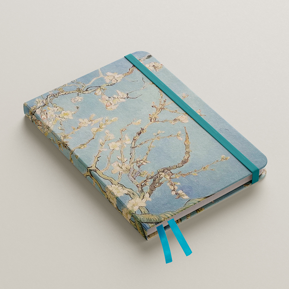 Ecozz Notebook A5 van Gogh Almond Blossoms //