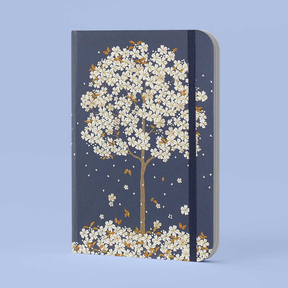 compact Journal Peter Pauper Falling Blossoms