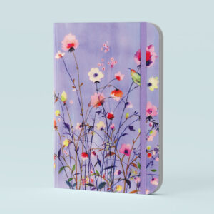 compact Journal Peter Pauper Lavender Wildflowers