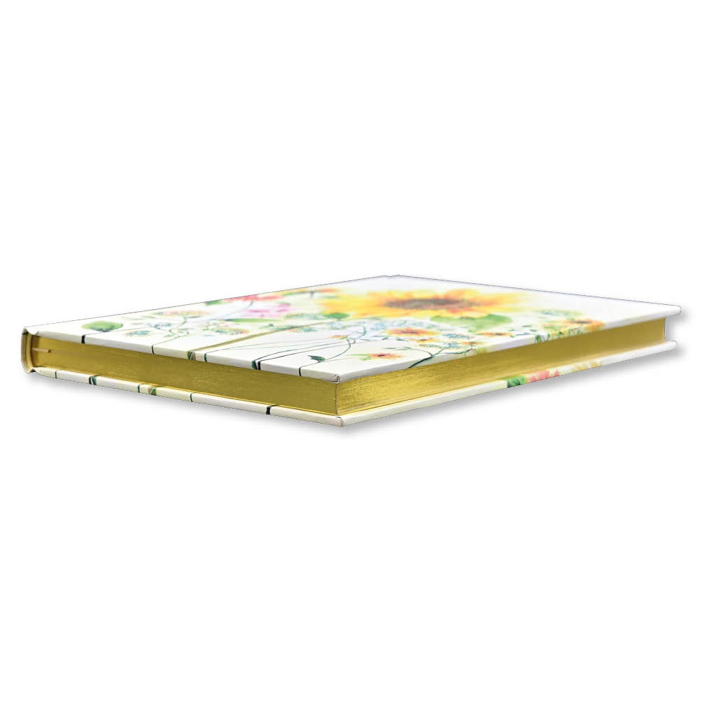 Bookbound Journal Peter Pauper Watercolor Sunflower // - Afbeelding 3