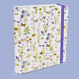 Addressbook Large Peter Pauper Wildflower Garden //