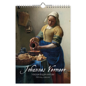 Johannes Vermeer verjaardagskalender A4