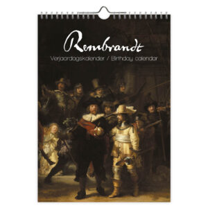 Rembrandt verjaardagskalender A4 *