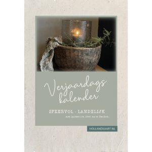 Verjaardagskalender Sfeervol Landelijk - GROEN -