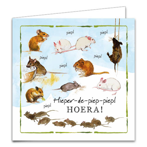 Kaartenmapje Lang leve de Boerderij, Hieper de Piep - Afbeelding 4