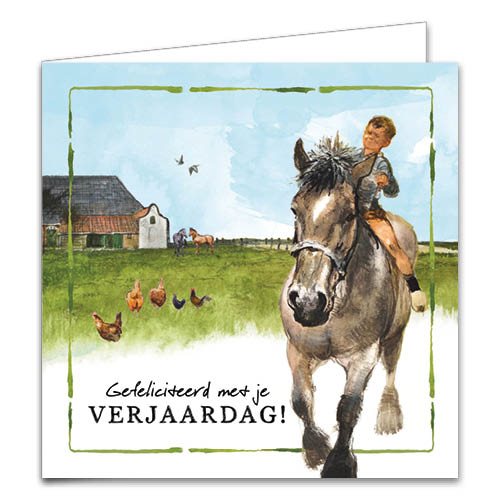 Kaartenmapje Lang leve de Boerderij, Hieper de Piep - Afbeelding 5