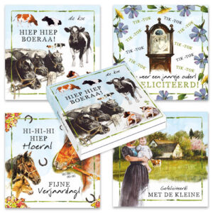 Kaartenmapje Lang leve de Boerderij, Hiep hiep Boeraa!