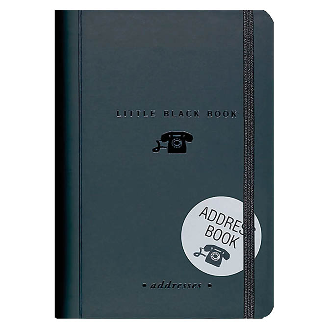 Addressbook Peter Pauper Little Black Book - Afbeelding 2