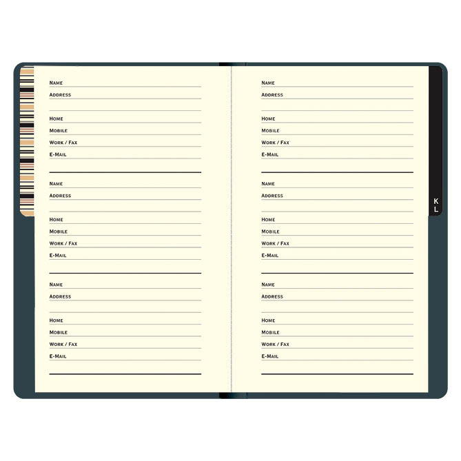 Addressbook Peter Pauper Little Black Book - Afbeelding 3