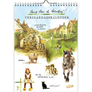 Rien Poortvliet Lang leve de boerderij verjaardagskalender 18x25