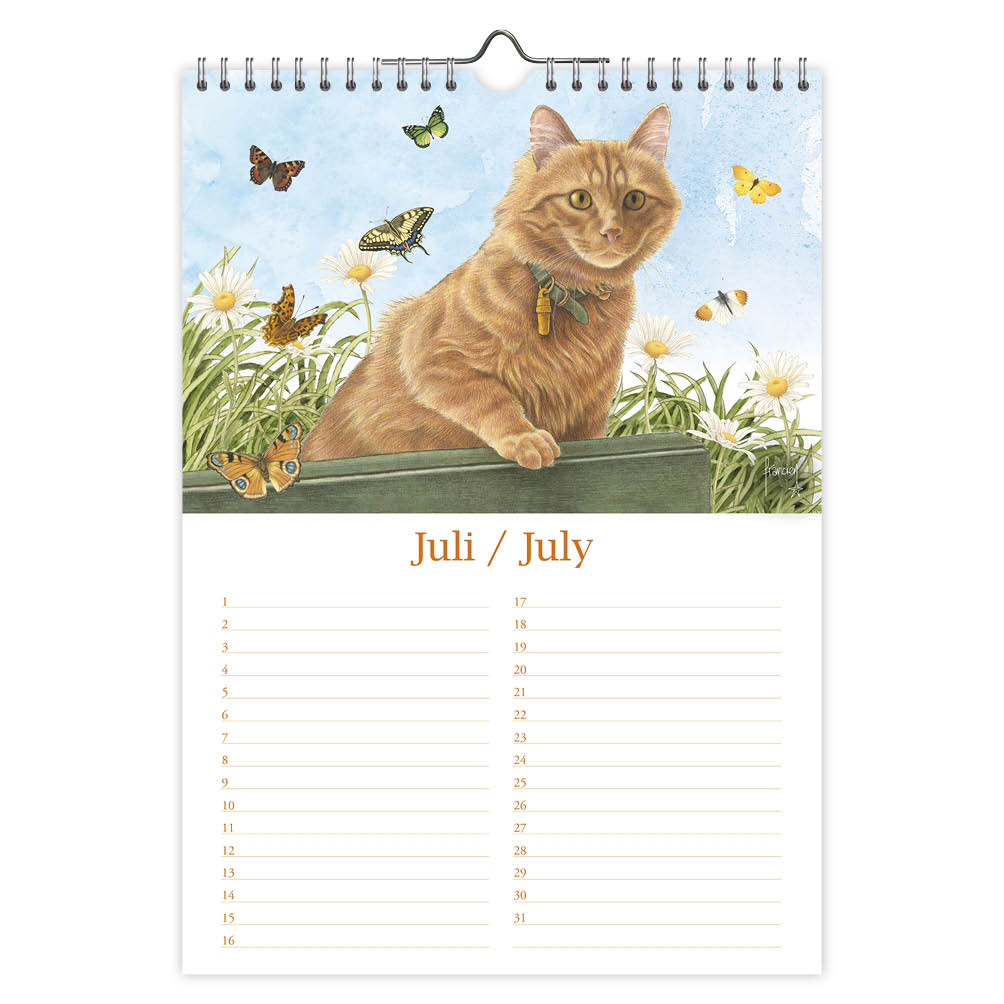 Franciens Katten "Jeroen" verjaardagskalender A4 - Afbeelding 2