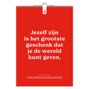 365 dagen succesvol A4 verjaardagskalender