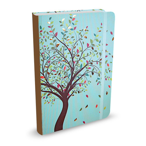 compact Journal Peter Pauper Tree of Life blue