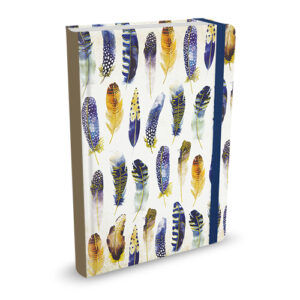 Mid Size Journal Peter Pauper Watercolor Feathers