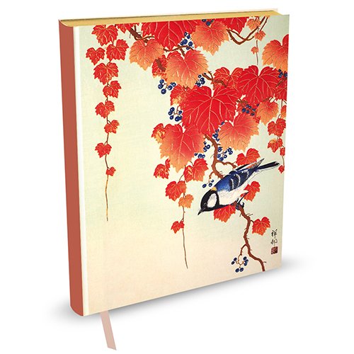 Oversize Journal Peter Pauper Bird and Red Ivy