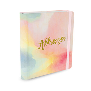Addressbook Large Peter Pauper Watercolor Sunset ^