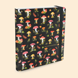 Addressbook Large Peter Pauper Mushrooms