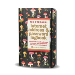 Logbook Internet address & Password Peter Pauper Mushrooms