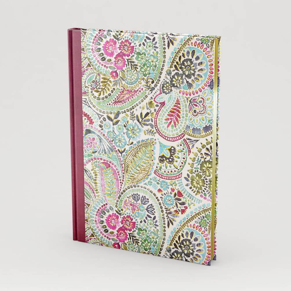 Bookbound Journal Peter Pauper Watercolor Paisley