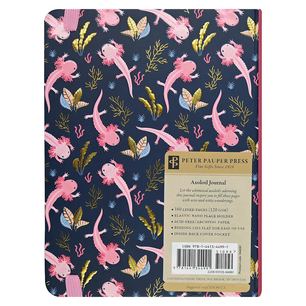 Mid size Journal Peter Pauper Axolotls - Afbeelding 4