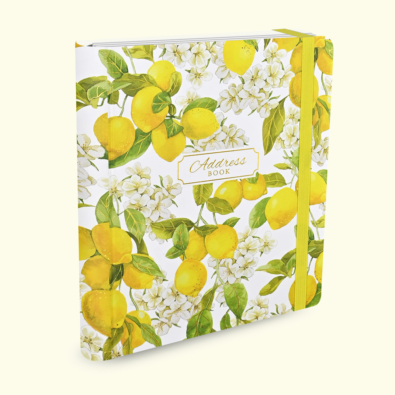 Addressbook Large Peter Pauper Amalfi Lemons