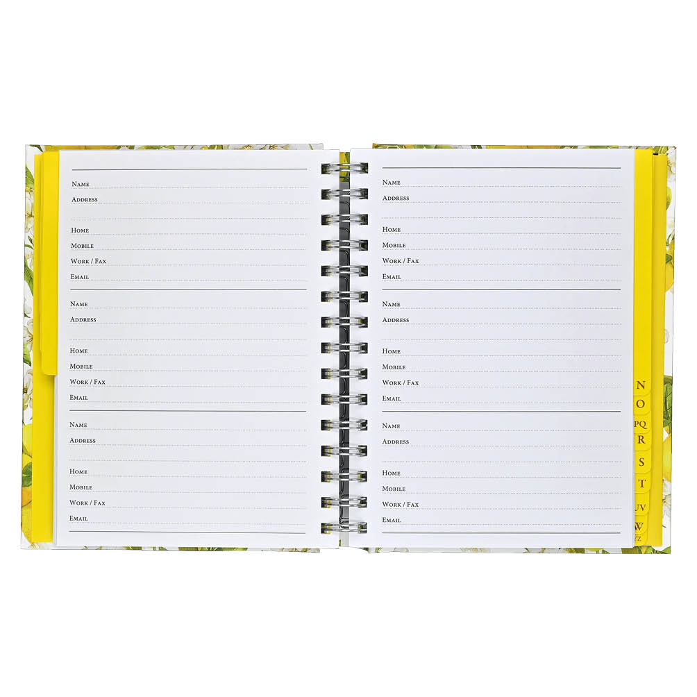 Addressbook Large Peter Pauper Amalfi Lemons - Afbeelding 4