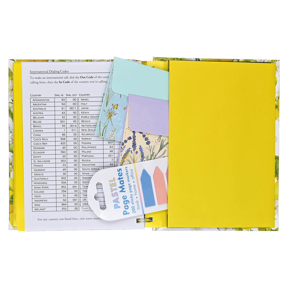 Addressbook Large Peter Pauper Amalfi Lemons - Afbeelding 5