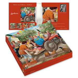Kaartenmapje Marius van Dokkum - Tuinfeest