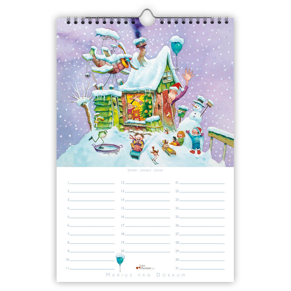 Marius van Dokkum - OPA JAN verjaardagskalender A4 - Afbeelding 2