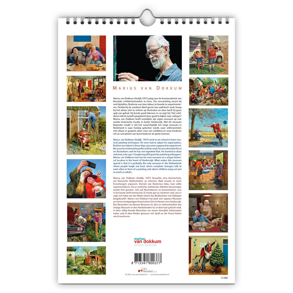 Marius van Dokkum - TURBO verjaardagskalender A4 - Afbeelding 3