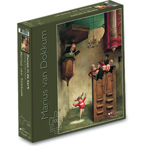 Puzzel Dansje in de Kerk - Marius van Dokkum (500 stukjes)