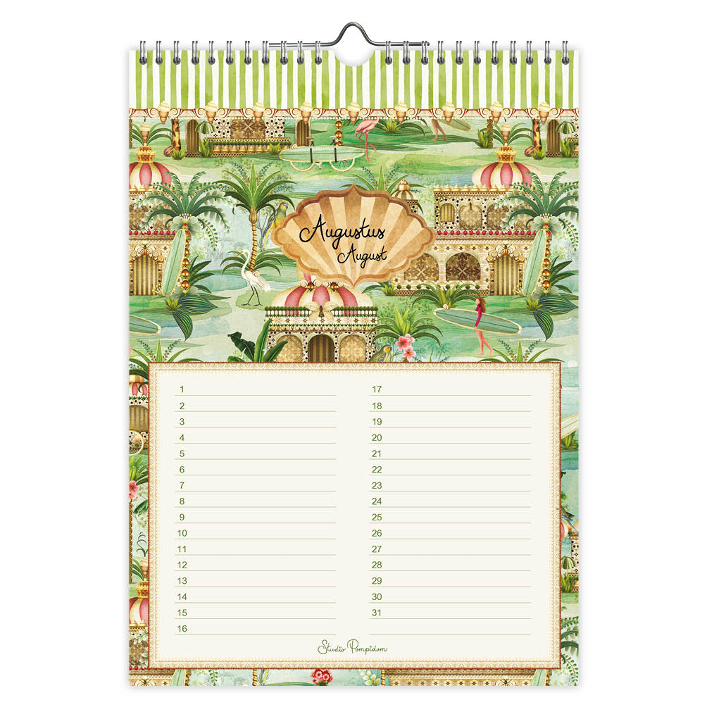 Studio Pompidon verjaardagskalender A4 - Afbeelding 2