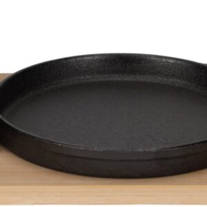 Gietijzeren serveerset rond