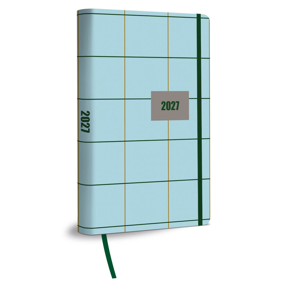 compact agenda 16-maands Minimal Grid 2027