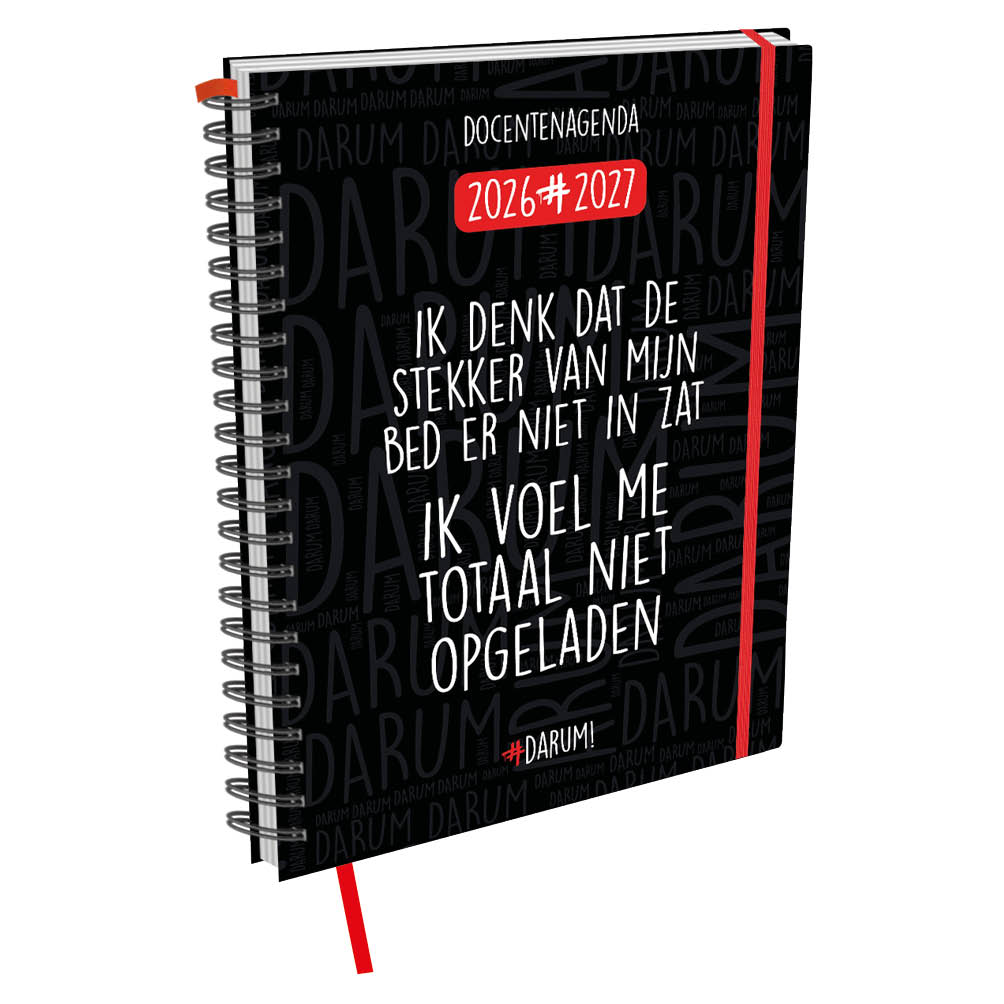 Darum!! Docenten bureau-agenda A5 2027
