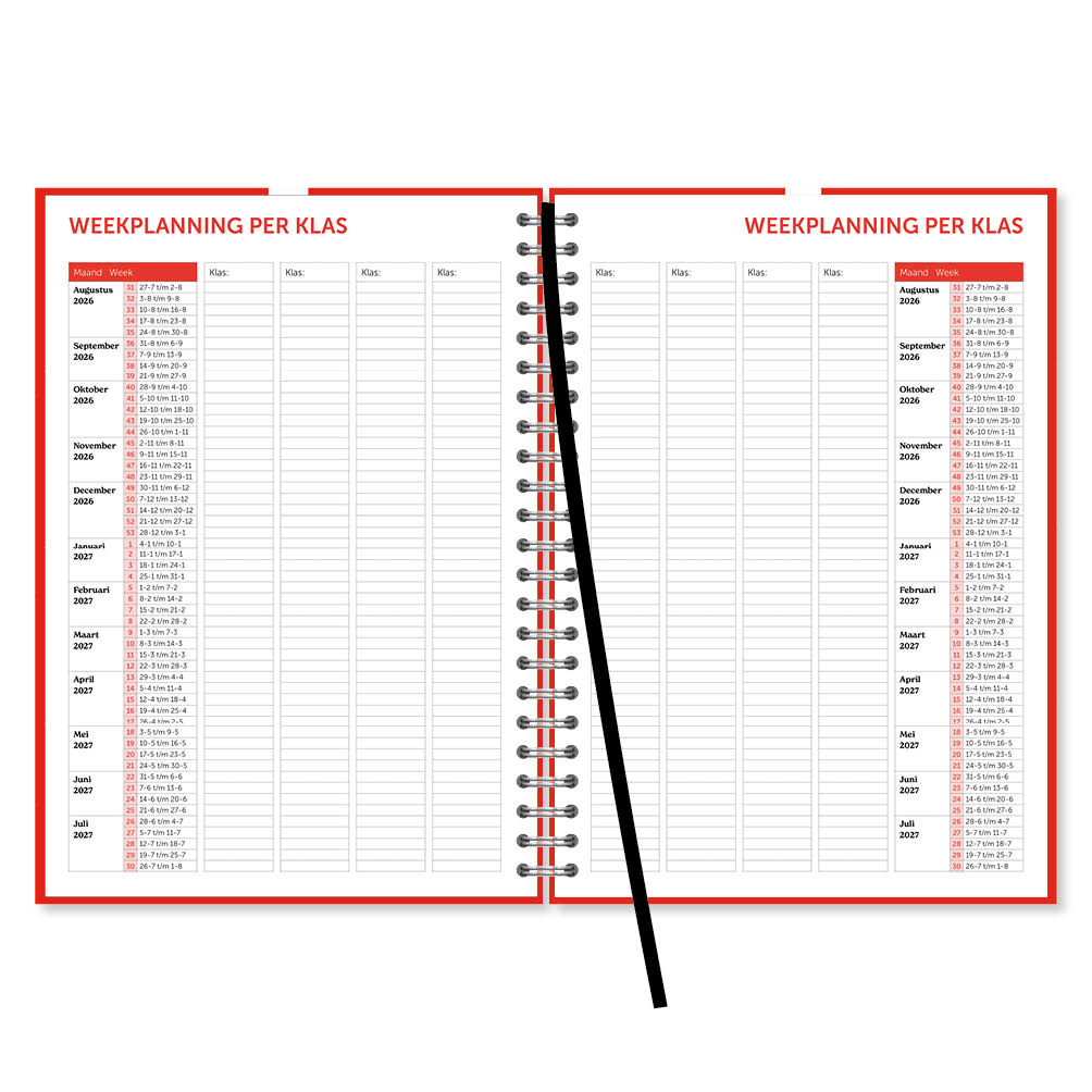 365 Dagen Docenten bureau-agenda A5 2027 - Afbeelding 3