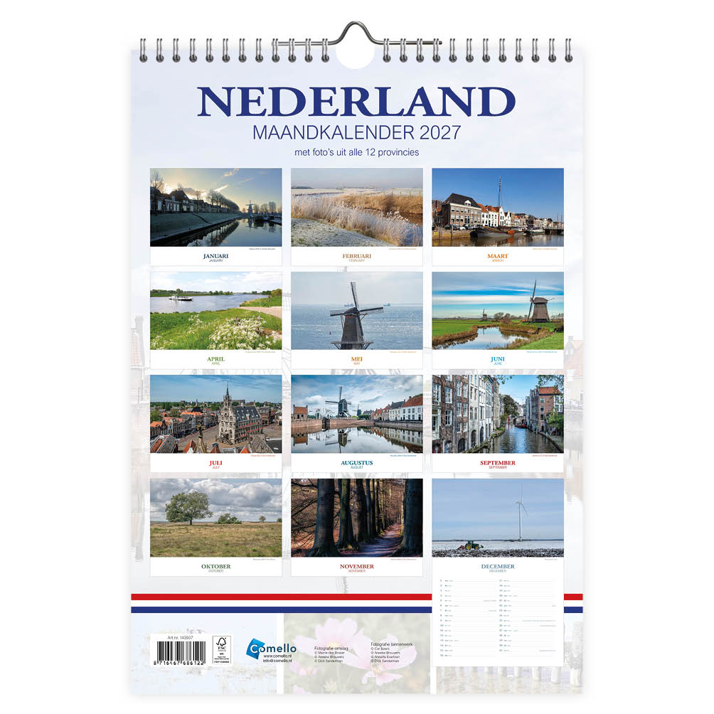 Nederland maandkalender Watermolen 2027 - Afbeelding 3