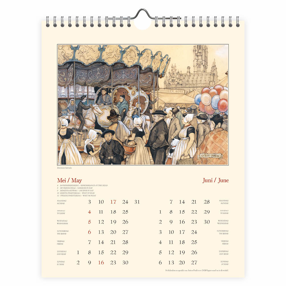 Anton Pieck kalender Projector 2027 - Afbeelding 2