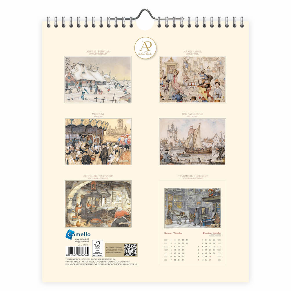 Anton Pieck kalender Projector 2027 - Afbeelding 3